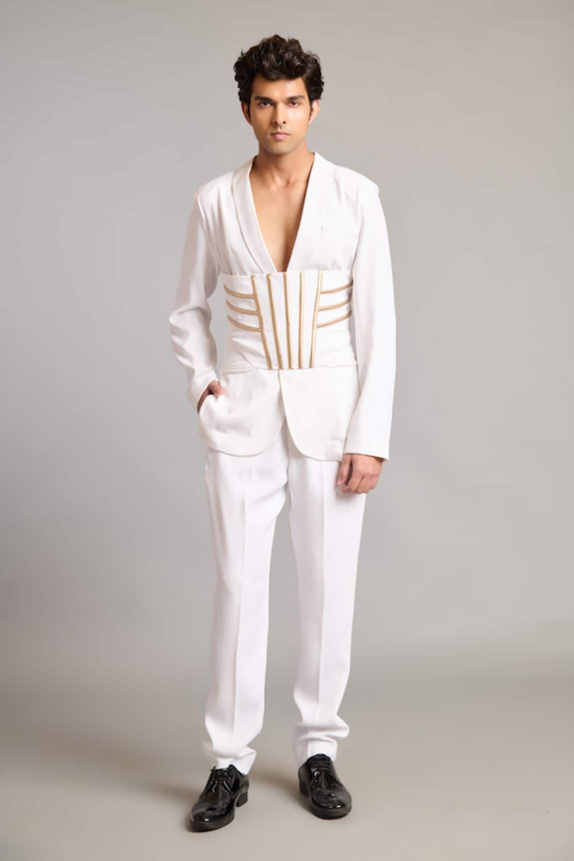 Siddartha Tytler Designer White Suit 