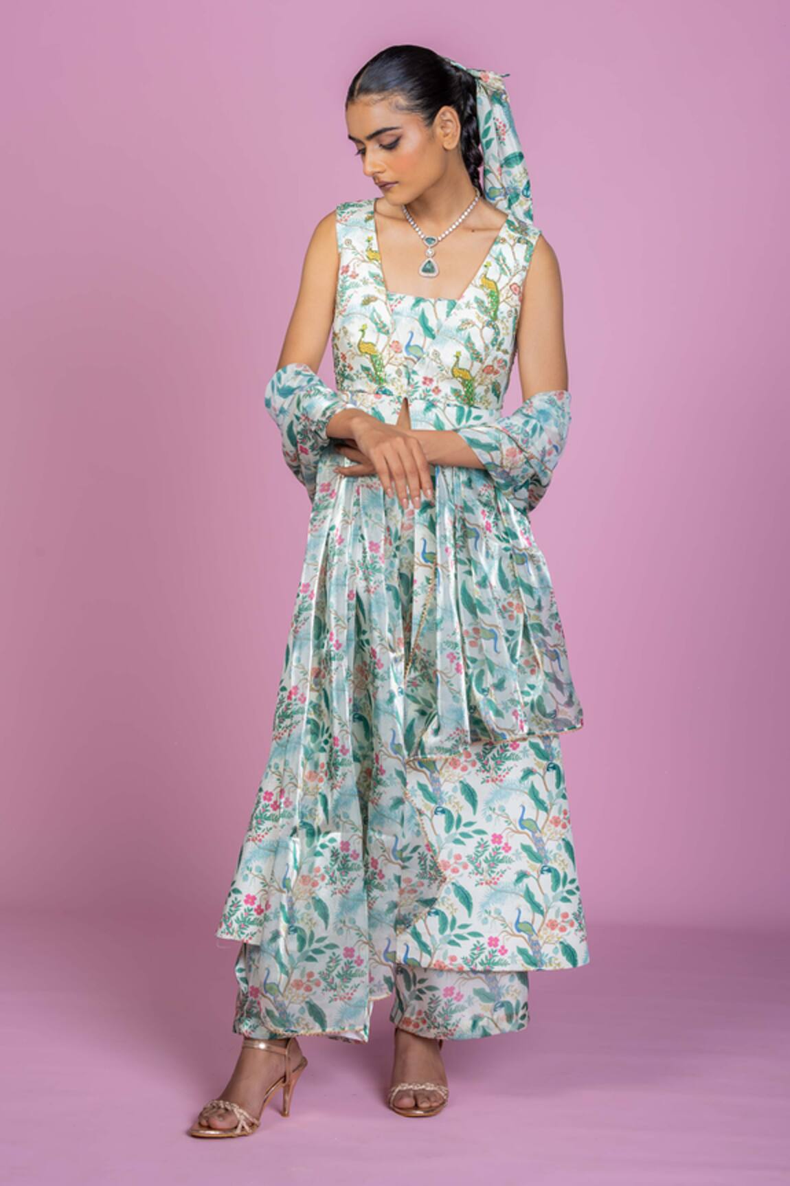 Damoiselle Grove Embroidered Coord Set 