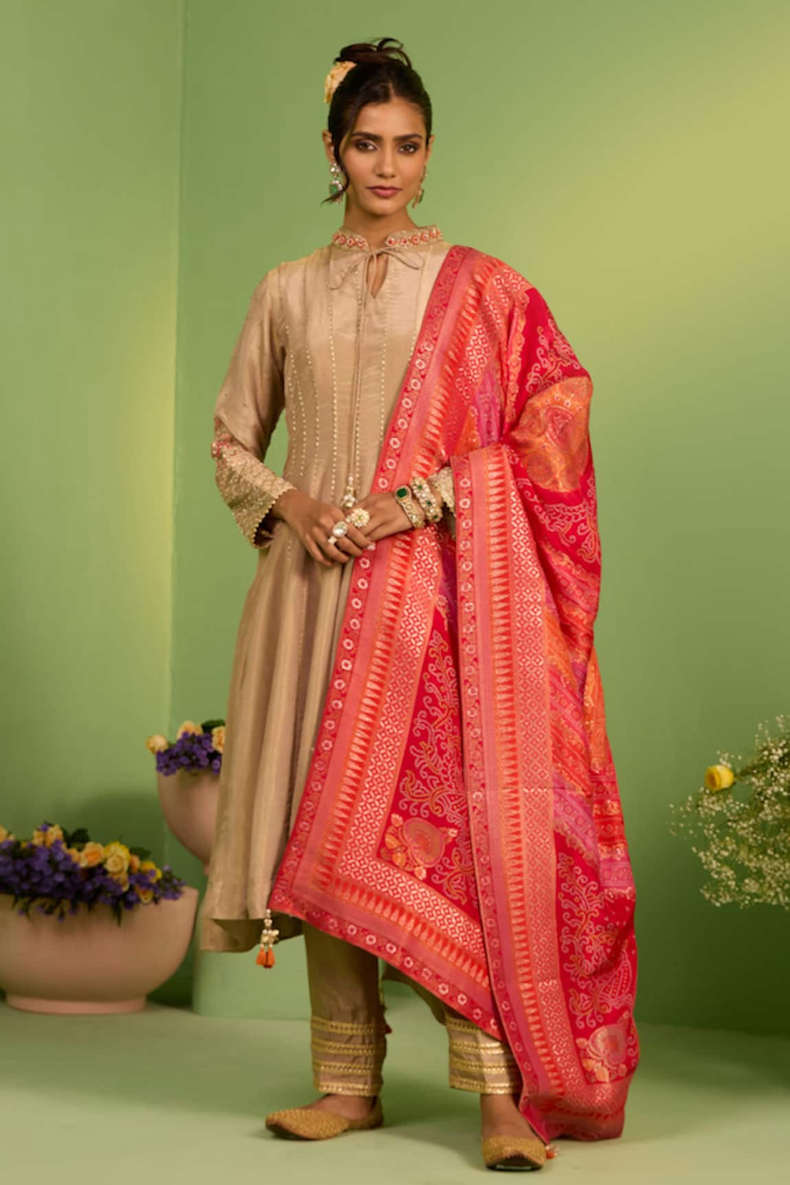 House Of Armuse Nyomi Silk Suit Set 