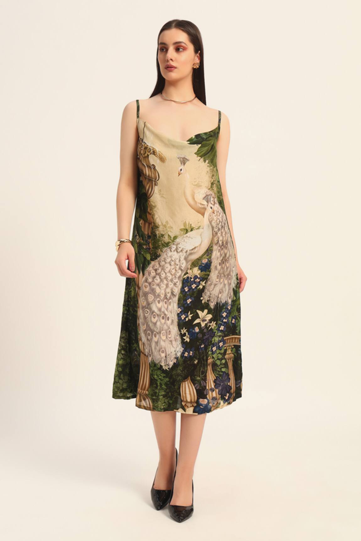 Ruhr India Mrunal Designer Dola Silk Dress