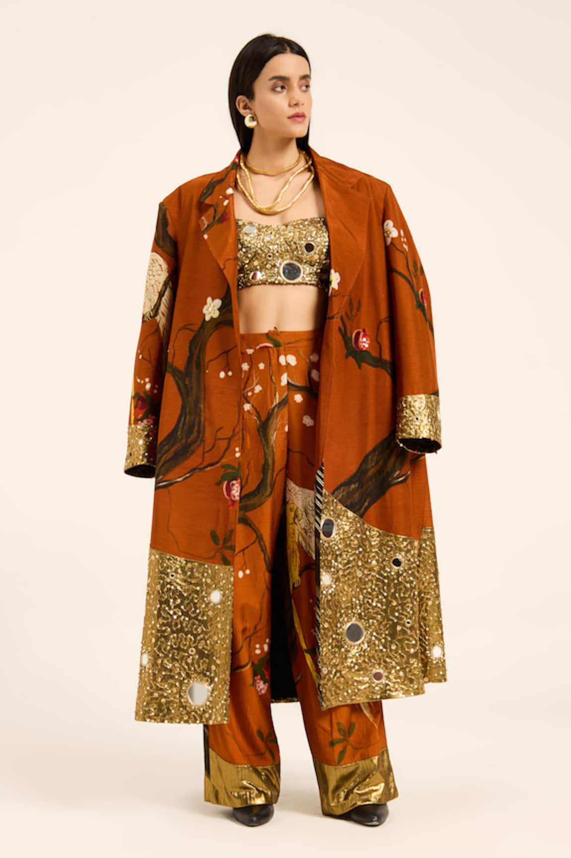 Ruhr India Rust Orange Misora Pants 