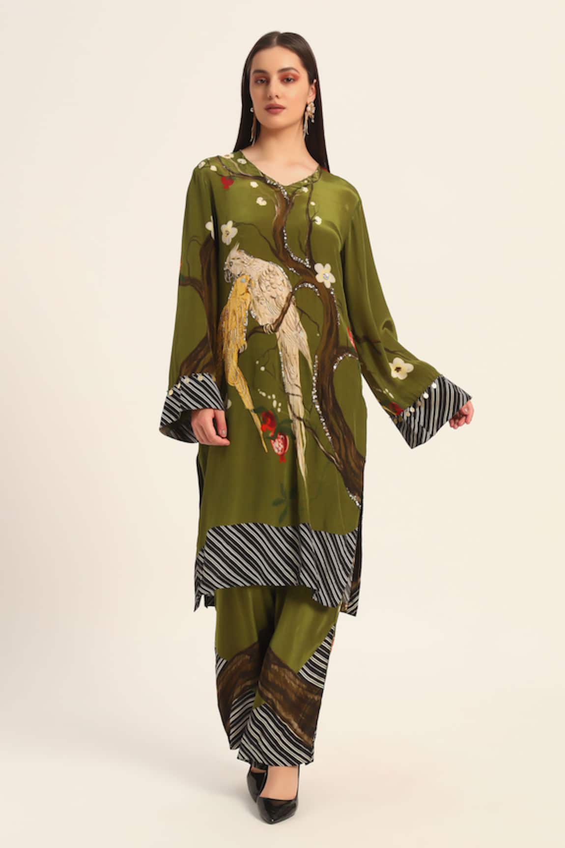 Ruhr India Miko Designer Kurta Pant Set 