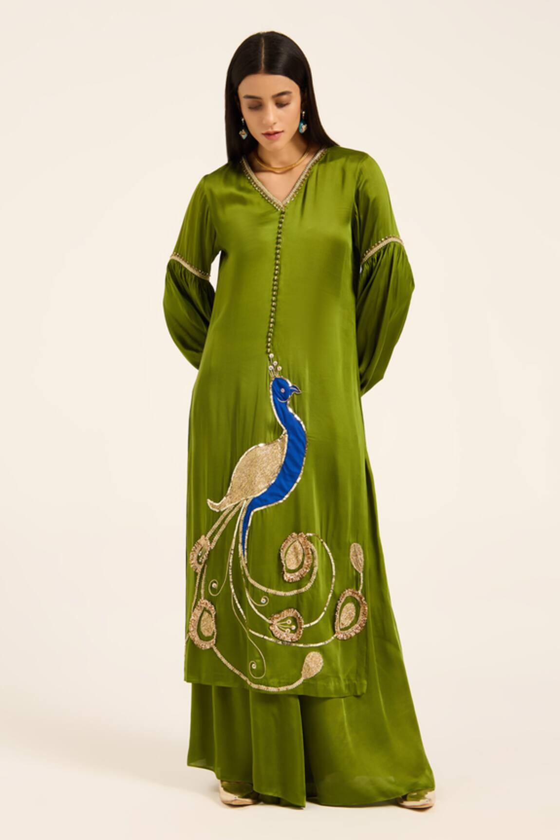 Ruhr India Mor Kurta Set 