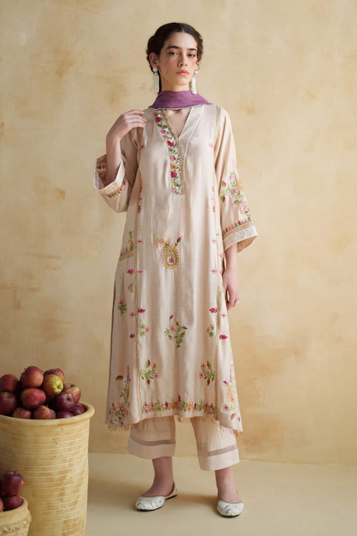 172 Threads Blush Kurta Set with Dupatta 