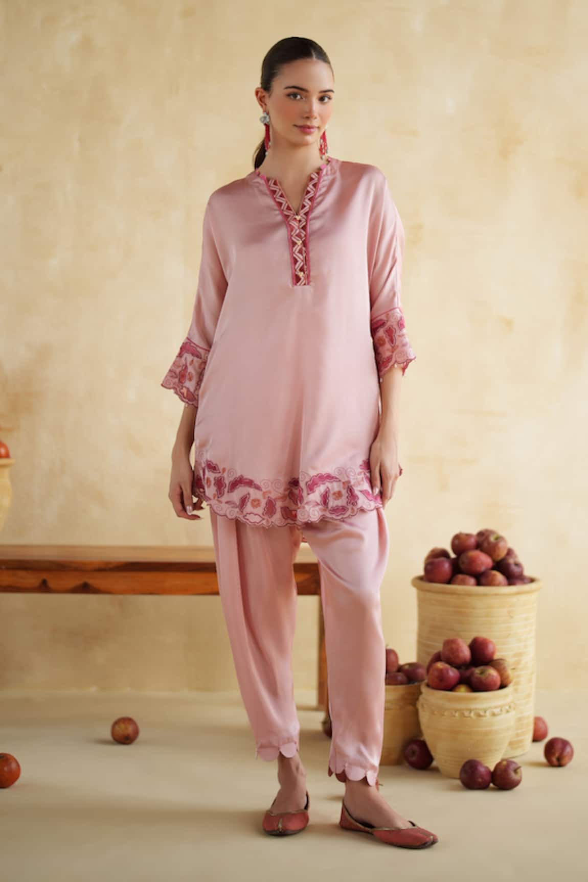172 Threads Soft Blush Pink Co-Ord Set 