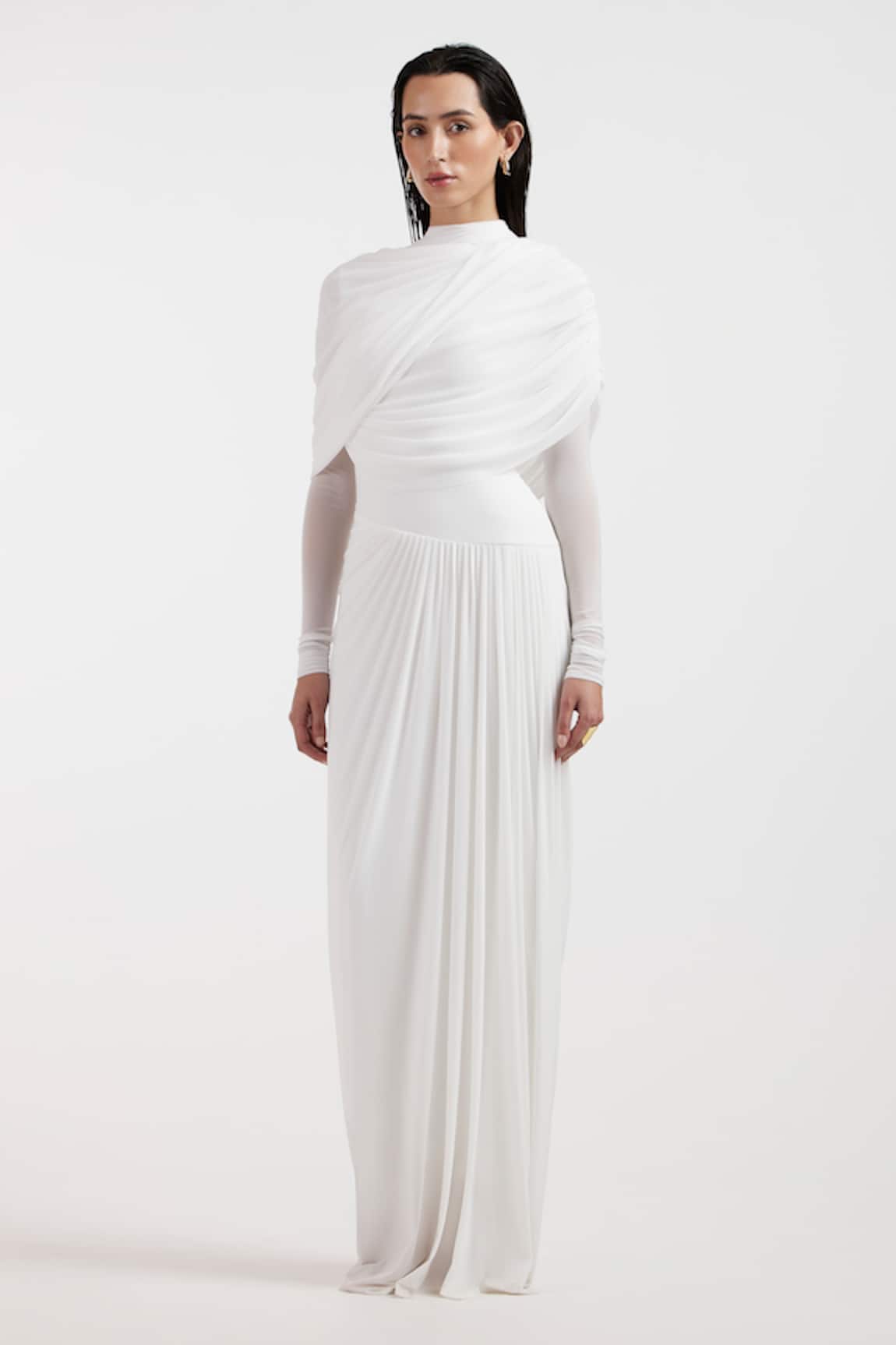 Deme By Gabriella Designer Valeria White Dress 