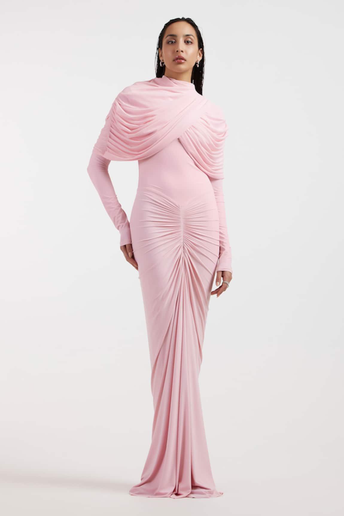 Deme By Gabriella Designer Draped Dress 