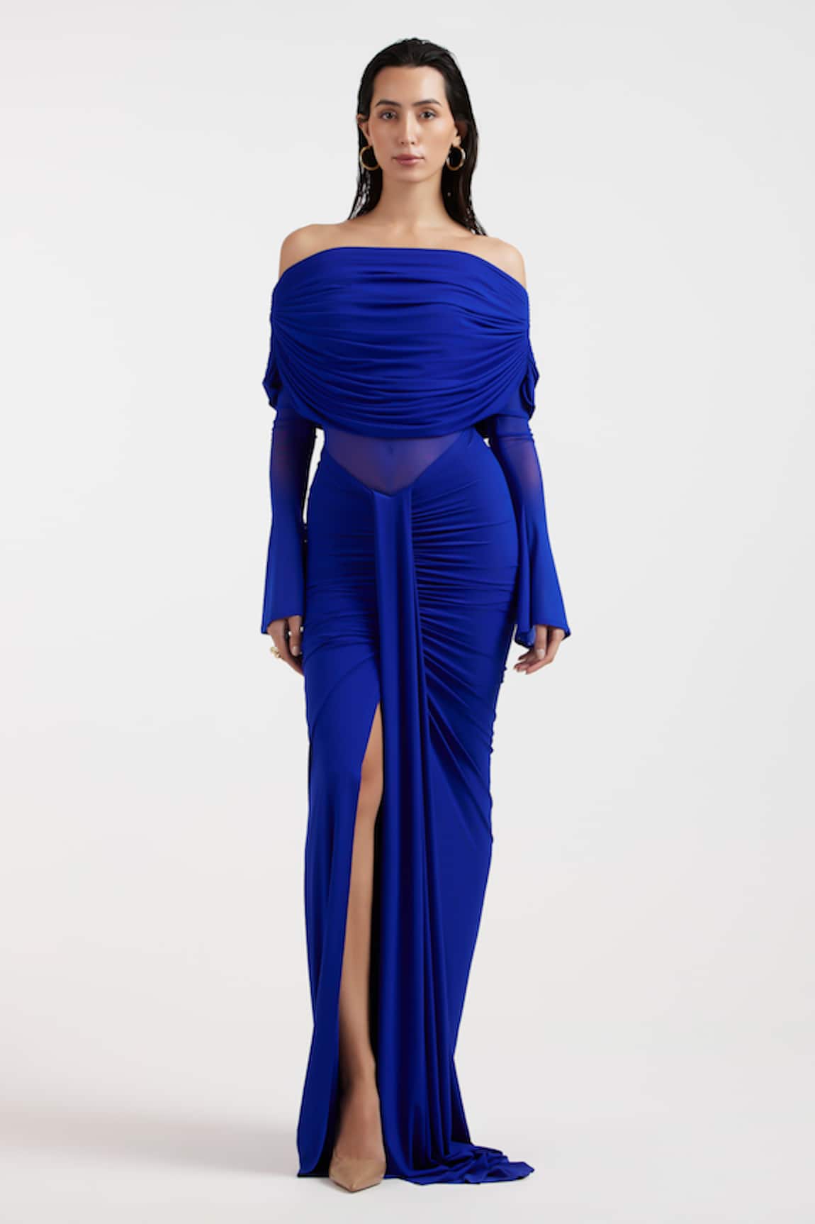 Deme By Gabriella Royal Blue Designer Gown 