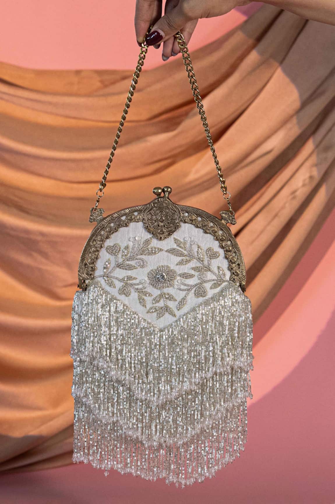 Be Chic Heer Tassel Potli Bag 