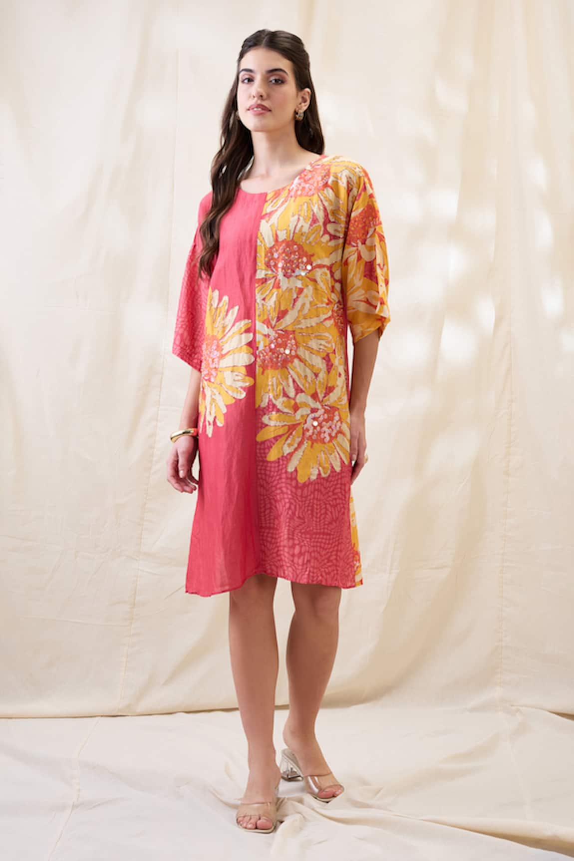 Soup By Sougat Paul Ravya Embellished Boxy Dress 