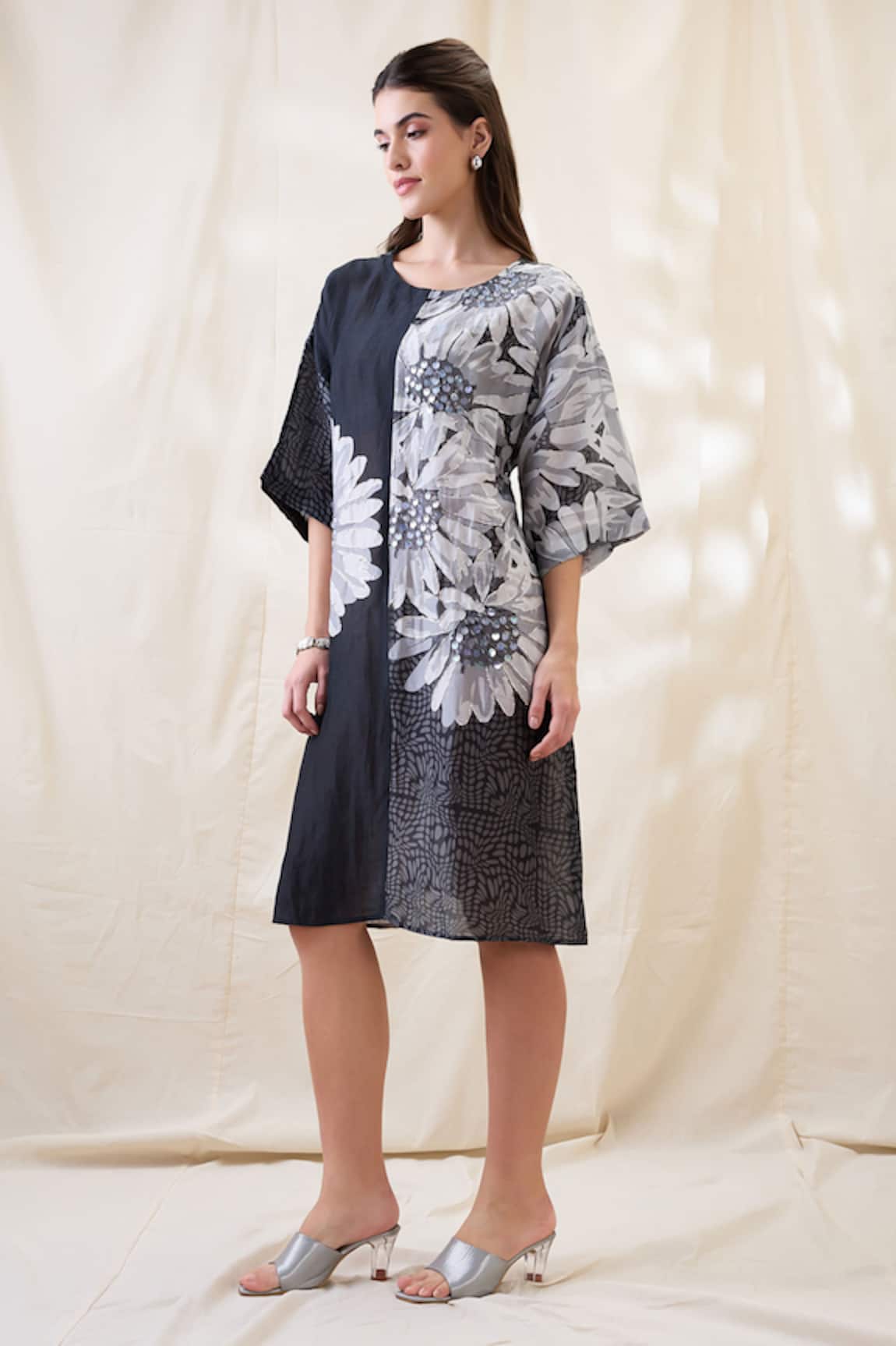 Soup By Sougat Paul Ravya Embellished Boxy Dress 