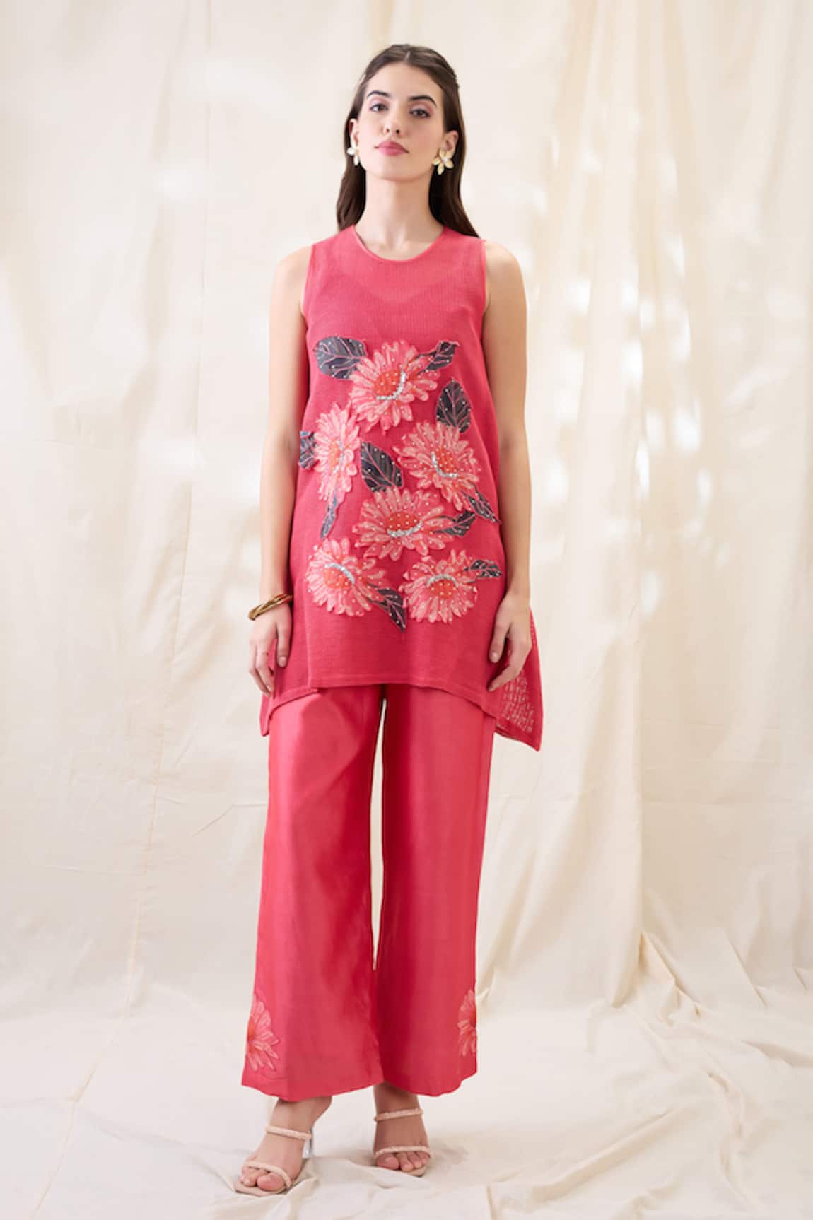 Soup By Sougat Paul Ravya Appliqued Co-ord Set 