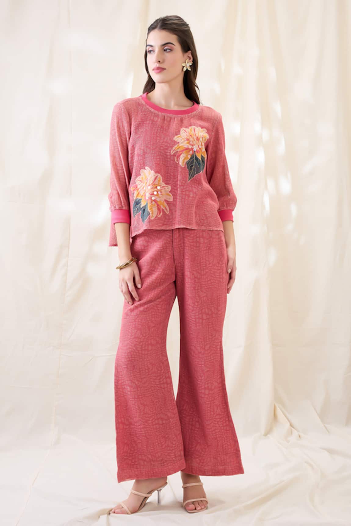 Soup By Sougat Paul Ravya Appliqued Co-ord Set 