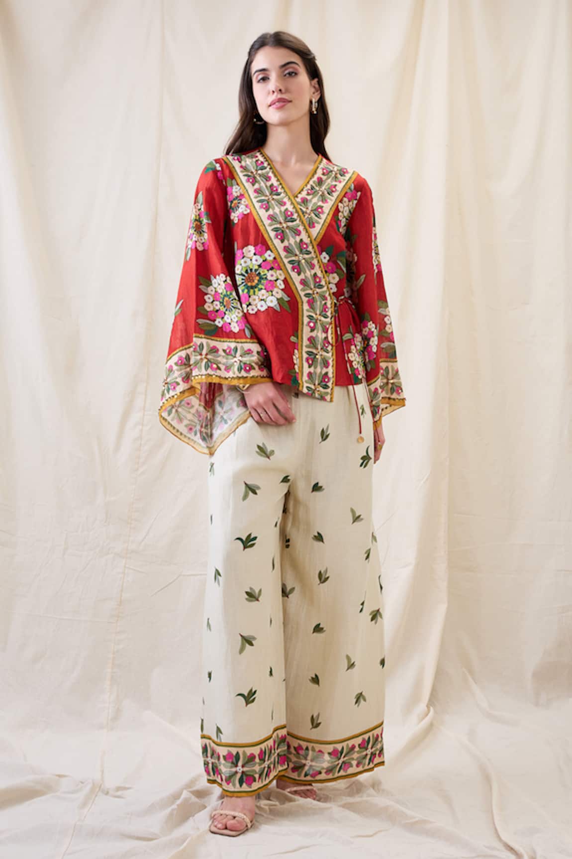 Soup By Sougat Paul Gulzaar Embellished Angrakha Set 