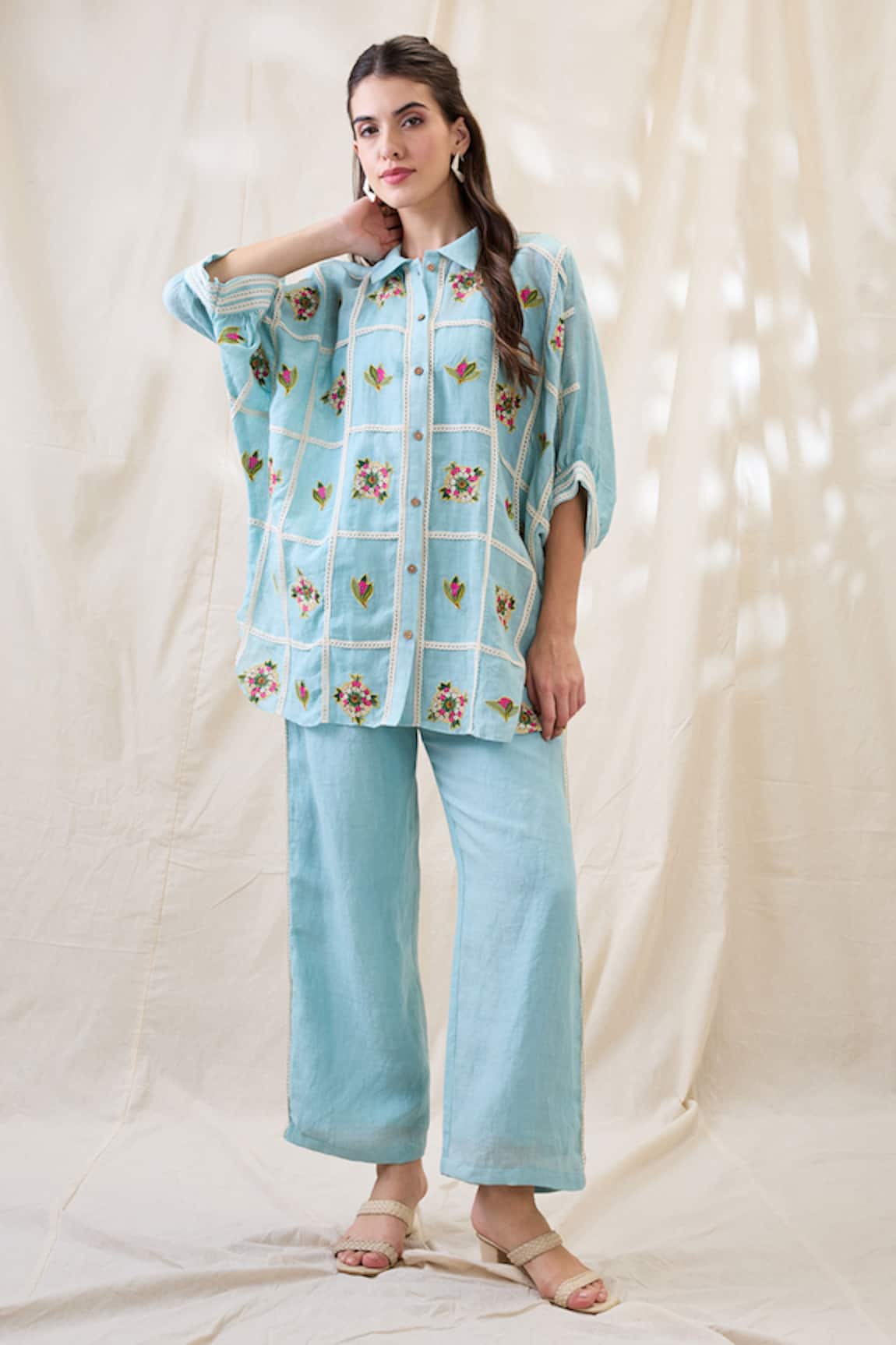 Soup By Sougat Paul Gulzaar Appliqued Co-ord Set 