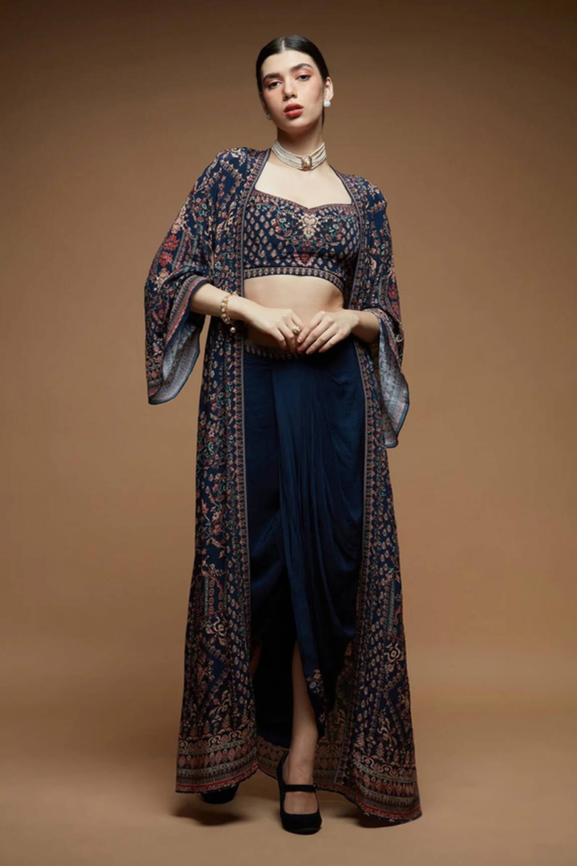Nirraamyaa Designer Rhinestone Embellished Set 
