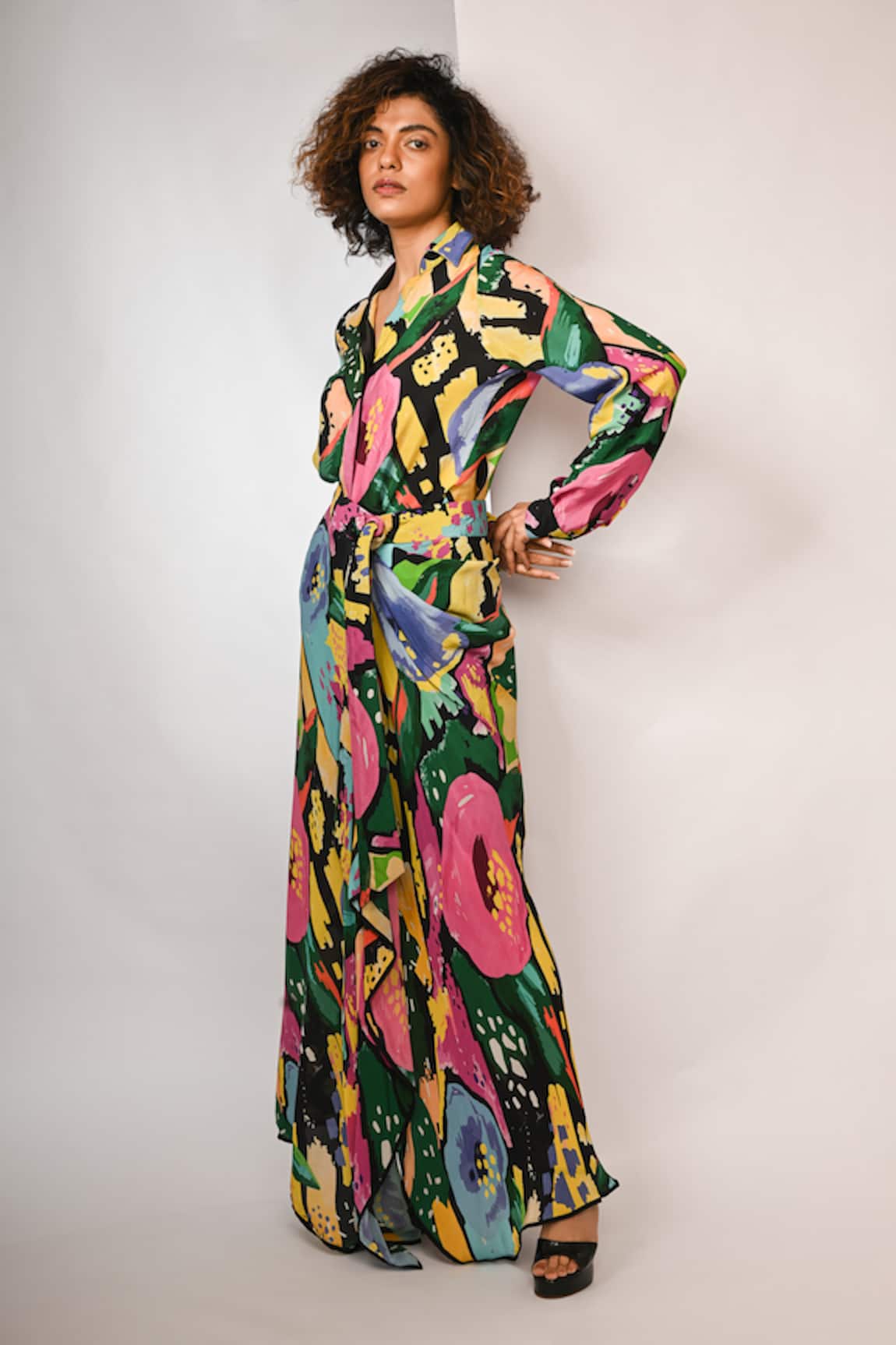 Rimi Nayak Floral Print Maxi Skirt 