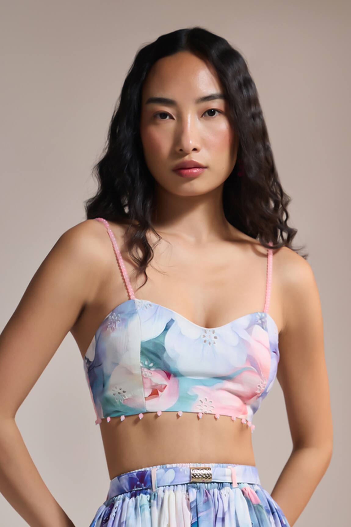 THE IASO Pastel Bloom Bralette 
