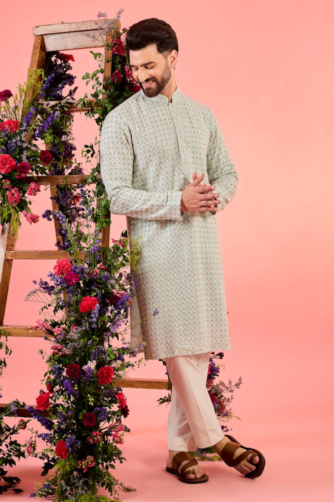 Kasbah Chikankari Sequin Kurta 