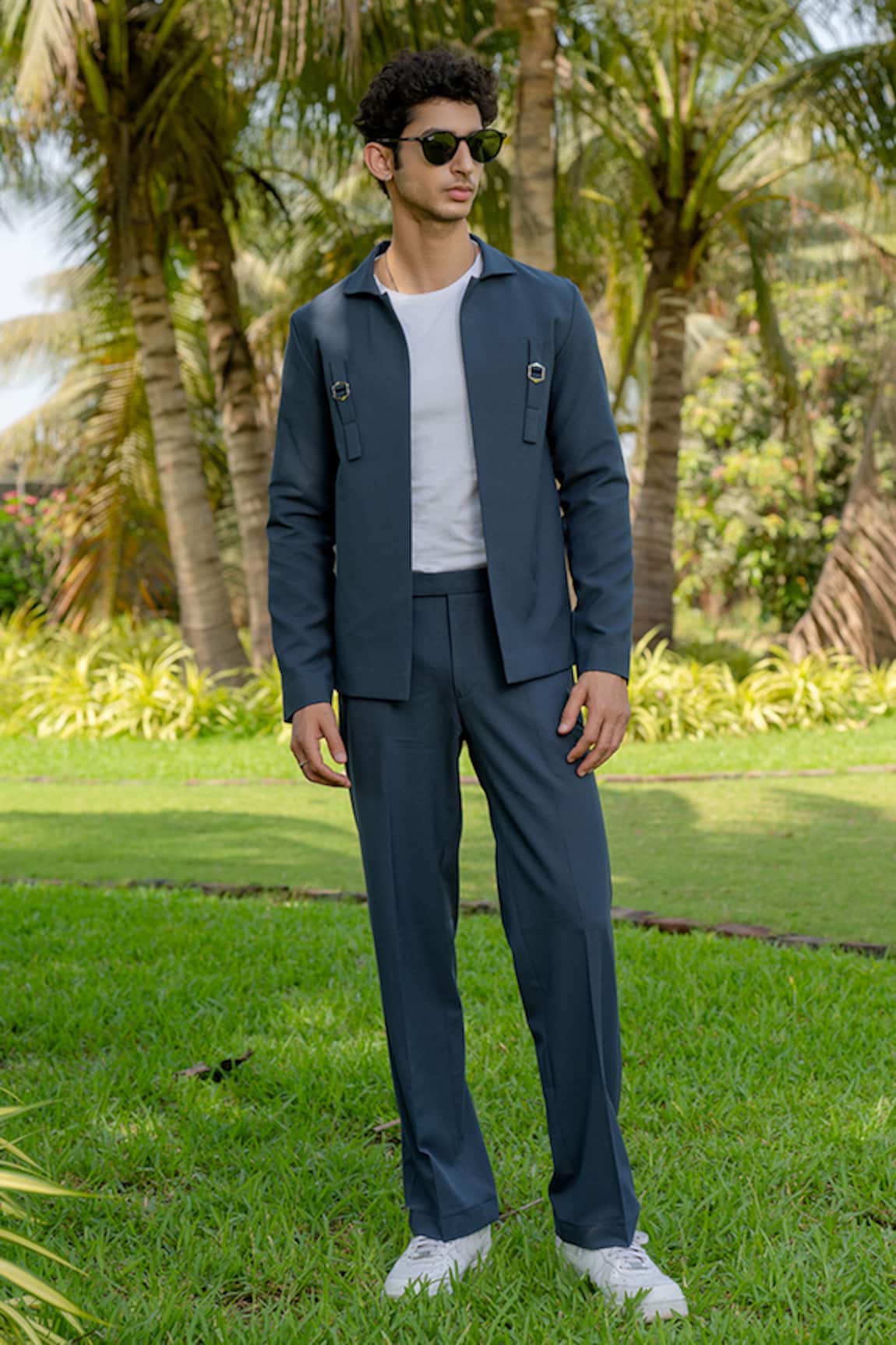 Hilo Design Gridon Dark Greish Shacket 