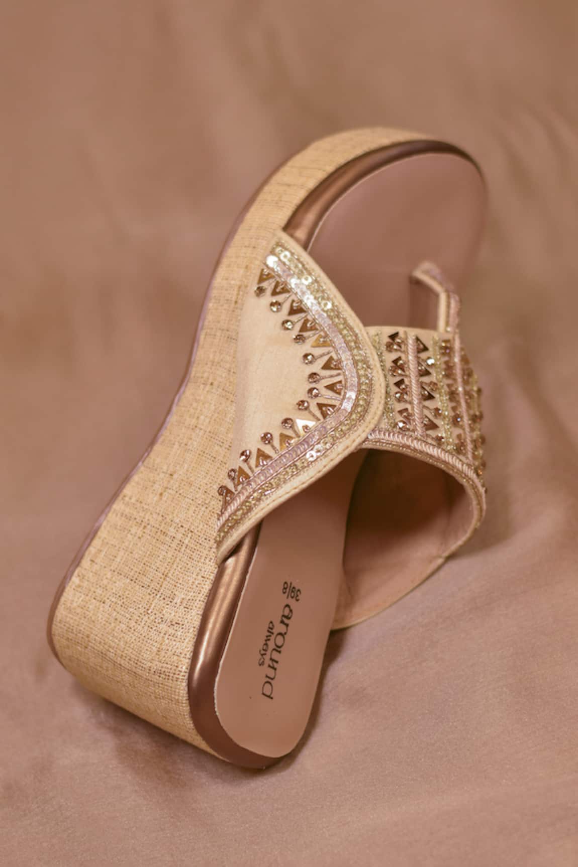Around Always Designer Noa Kolhapuri Wedges 