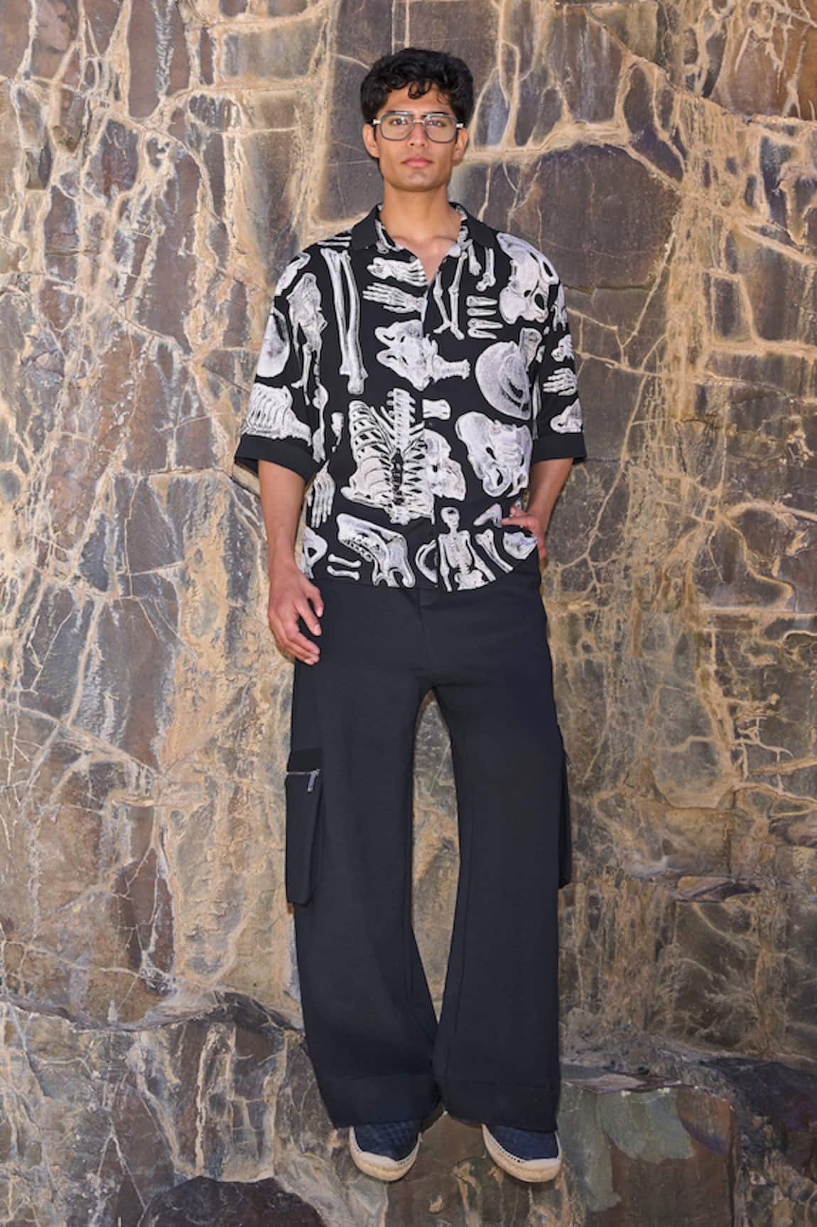 Dash And Dot Knitted Cargo Pant 