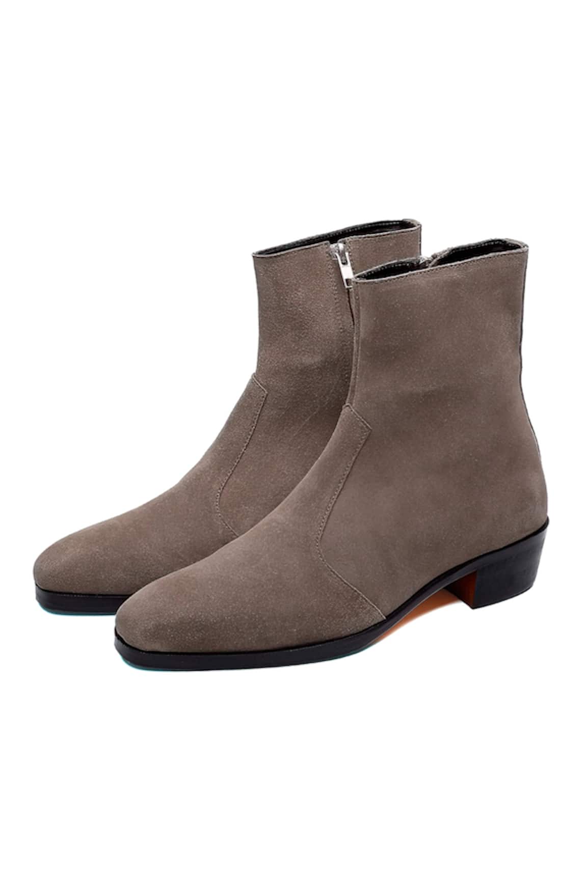 Shutiq Brown Suede Jodhpur Boots 