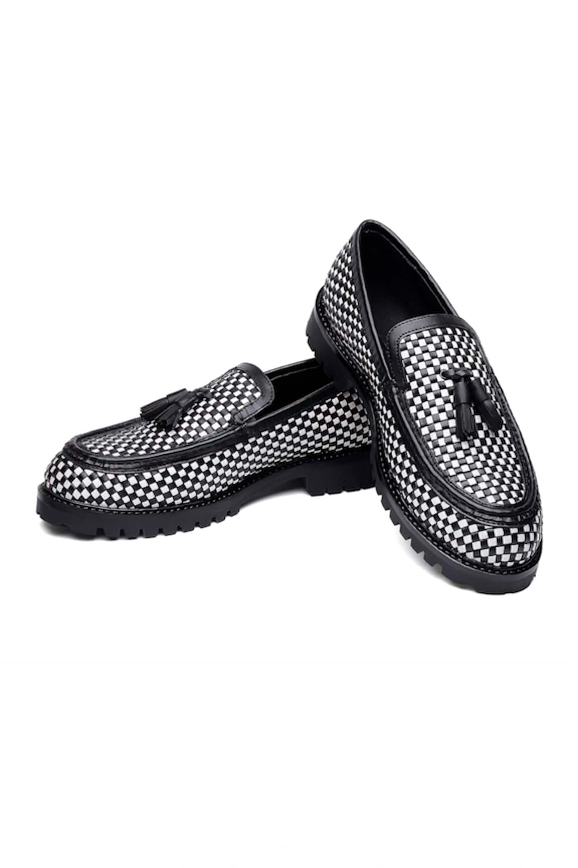 Shutiq Tessera Tassel Designer Shoes 