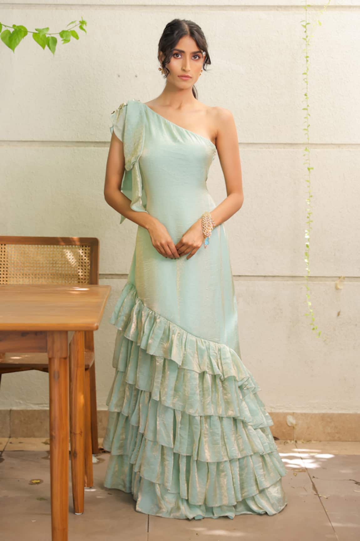 Foram Patel Sky Blue Designer Dress  
