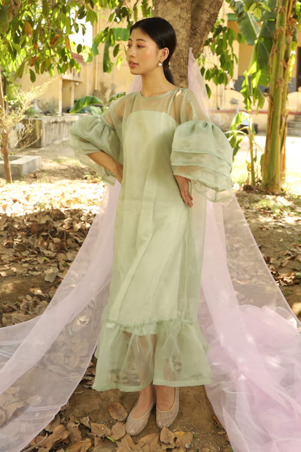 Marche Maxi Bow Dress 