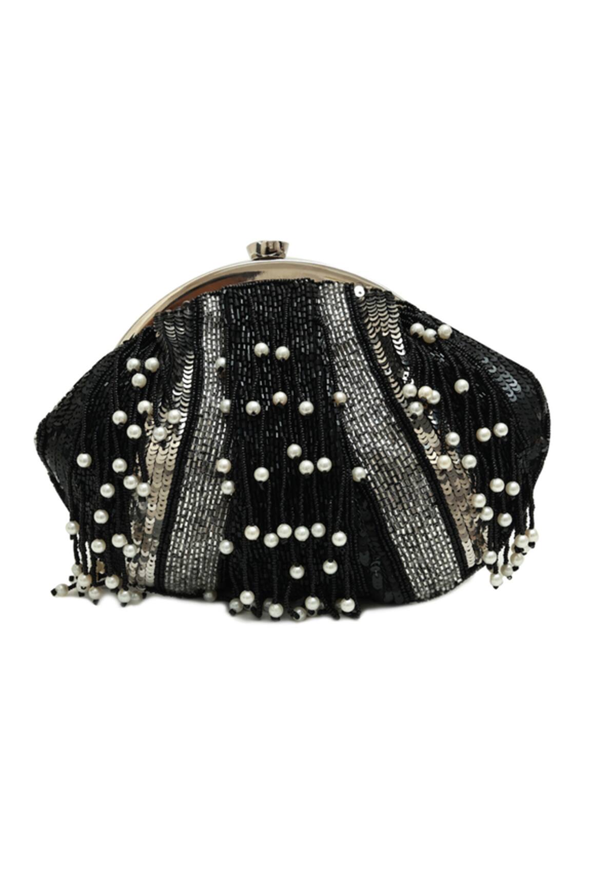 The Tan Clan Ava Pearl Batua Clutch Bag 