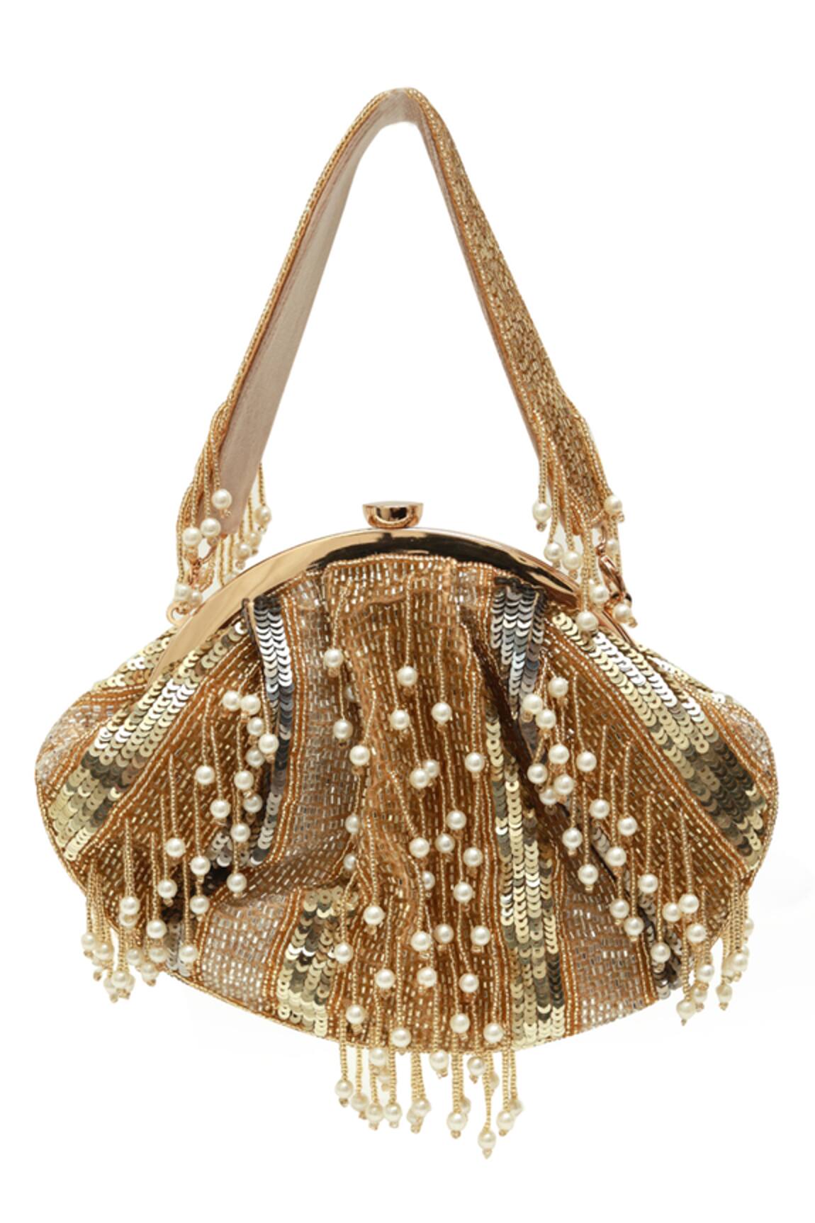 The Tan Clan Ava Pearl Batua Bag 