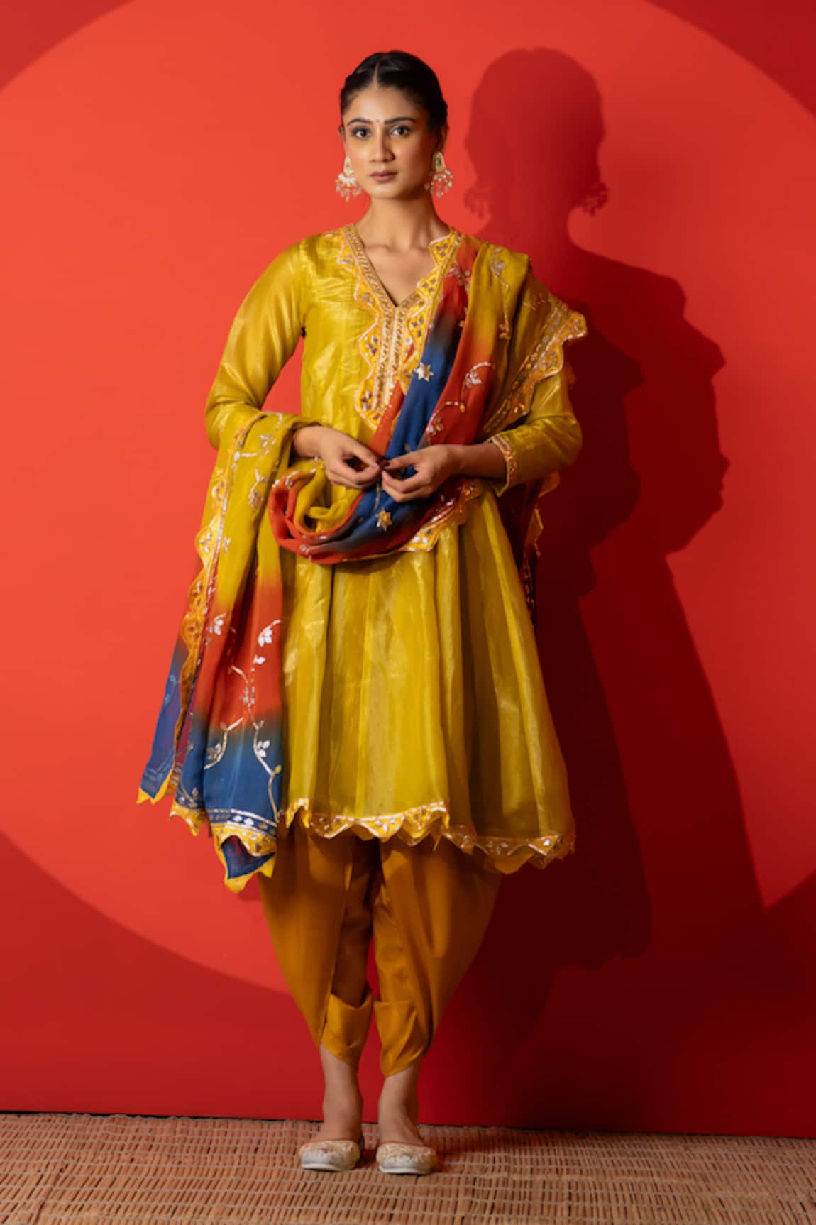 Yuvraani Jaipur Yellow Designer Kurta Set with Dupatta 