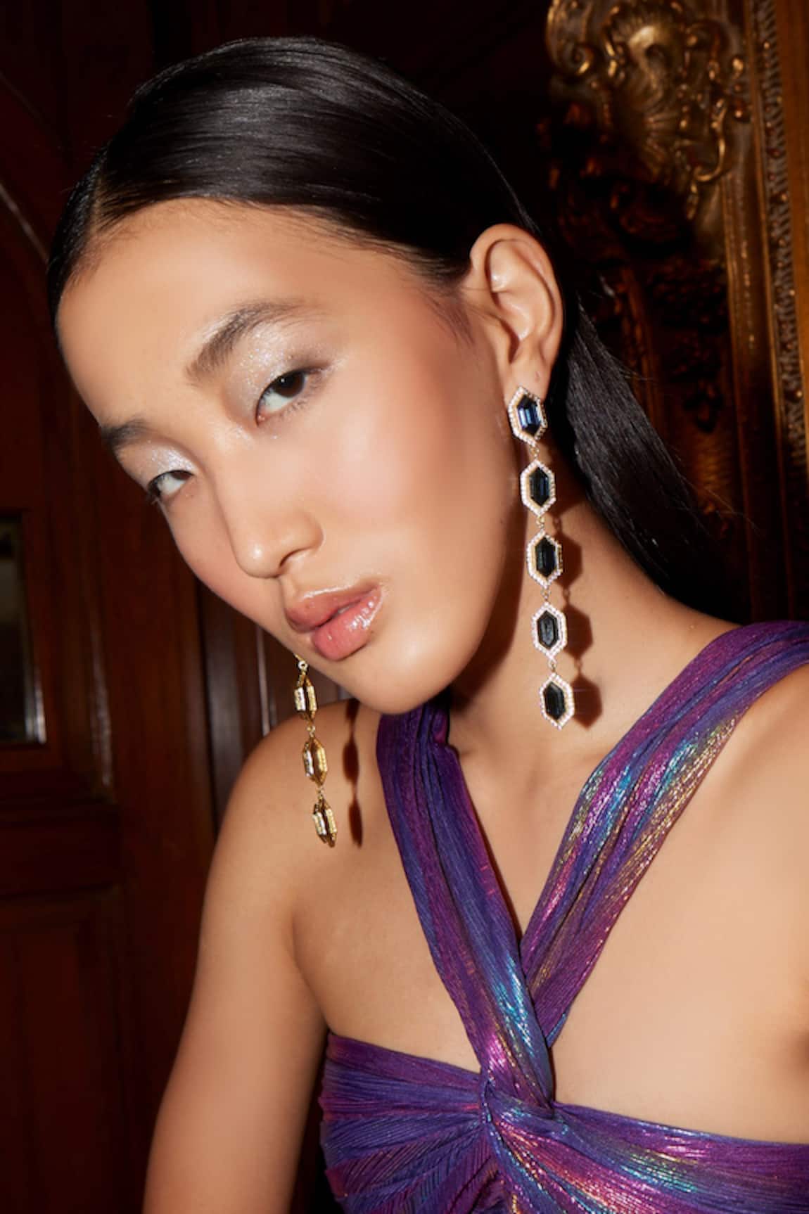 Bblingg Cavi Danglers with Sapphire Crystals 