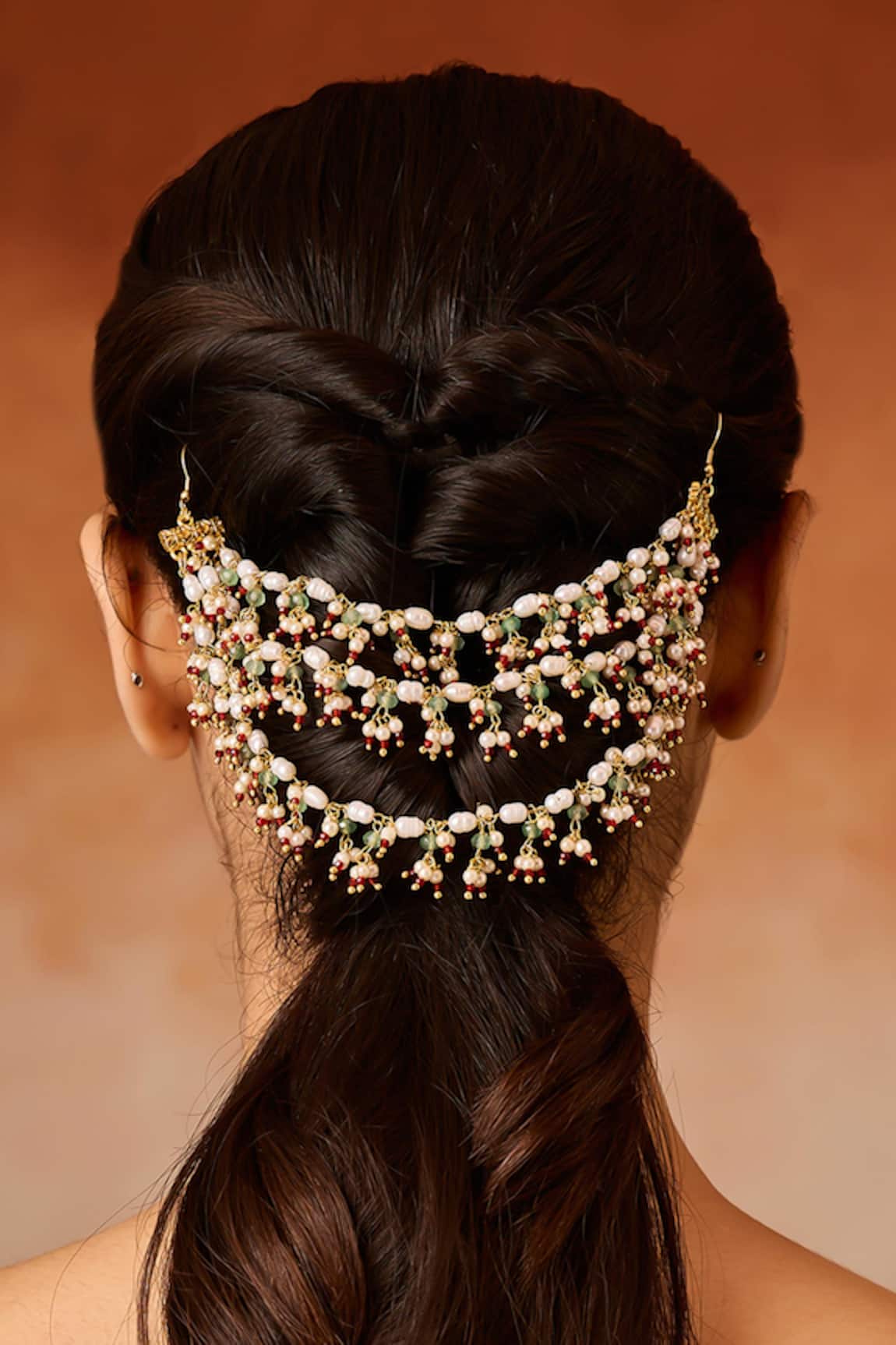 Paisley Pop Pearl Braid Pin 