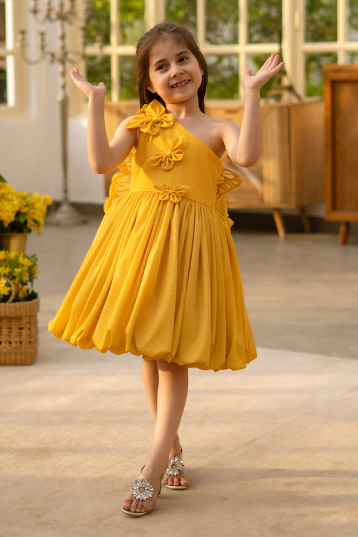 Fayon Kids Designer Shimmer Dress 