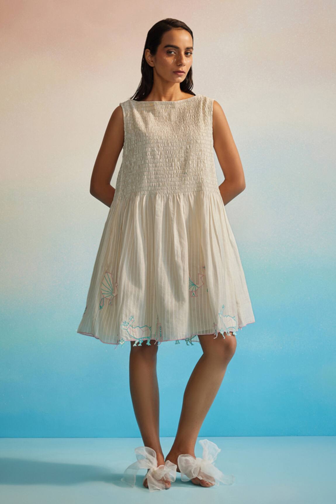 Ahmev Miyabi Ruching Dress 