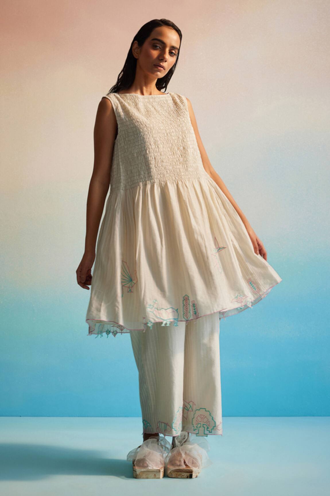 Ahmev Miyabi Ruching Dress  