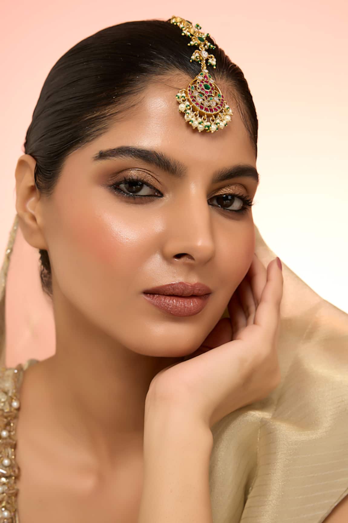 Karisa Designs Kaveri Multi Color Maangtikka 