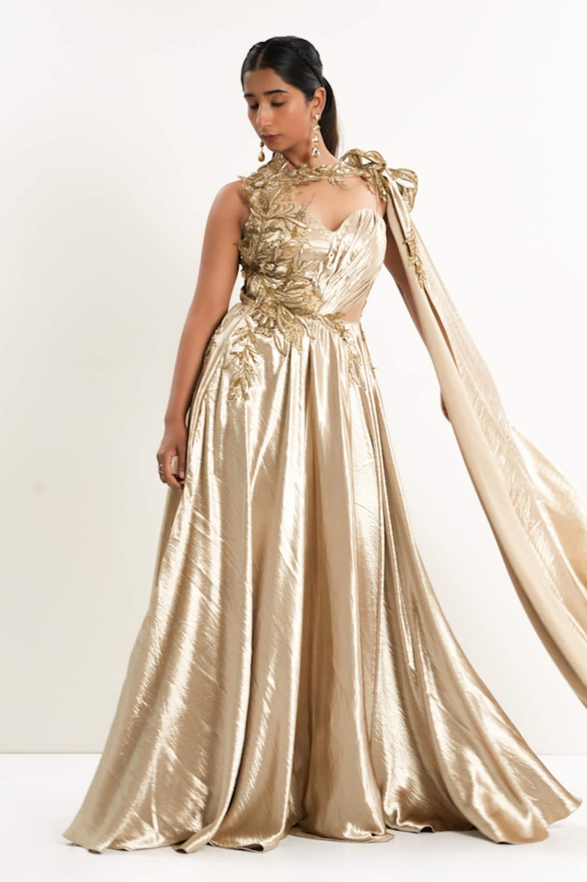 Aurouss Liquid Gold Designer Gown 