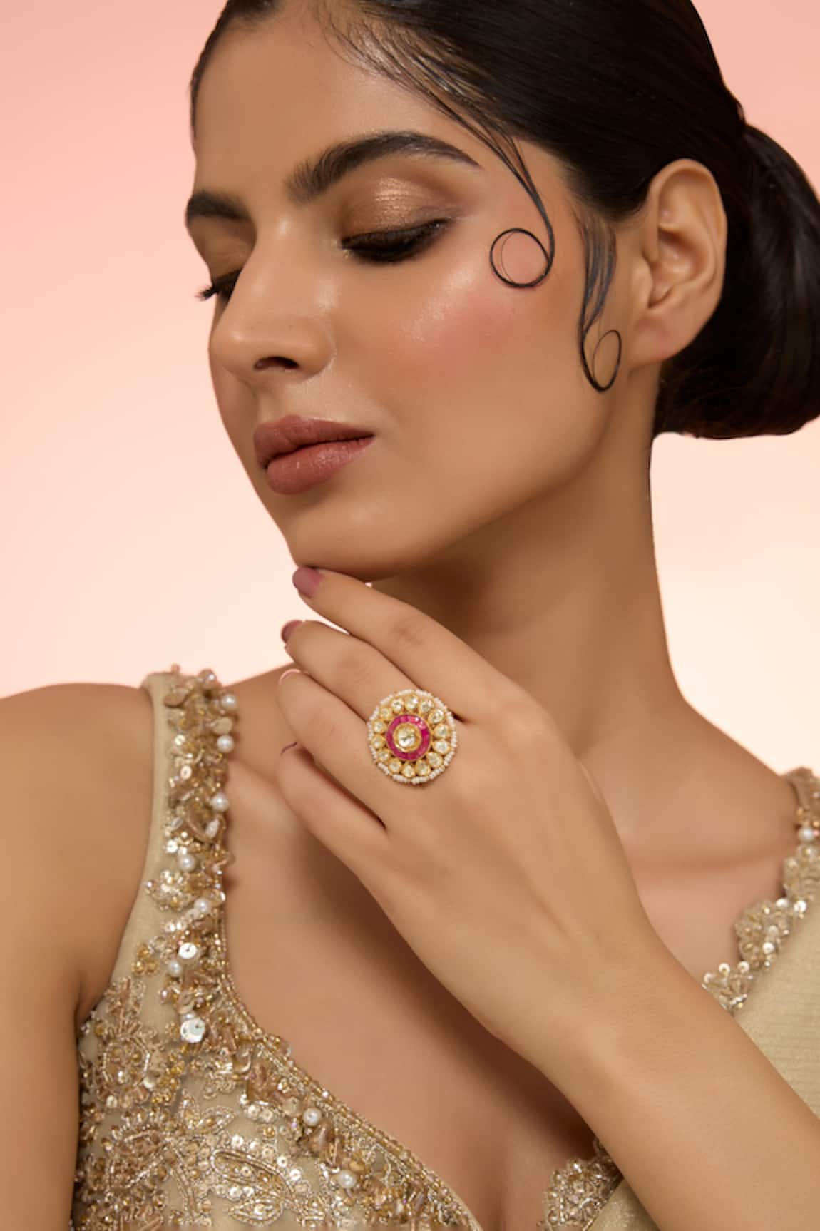 Karisa Designs Gulaab Ring 