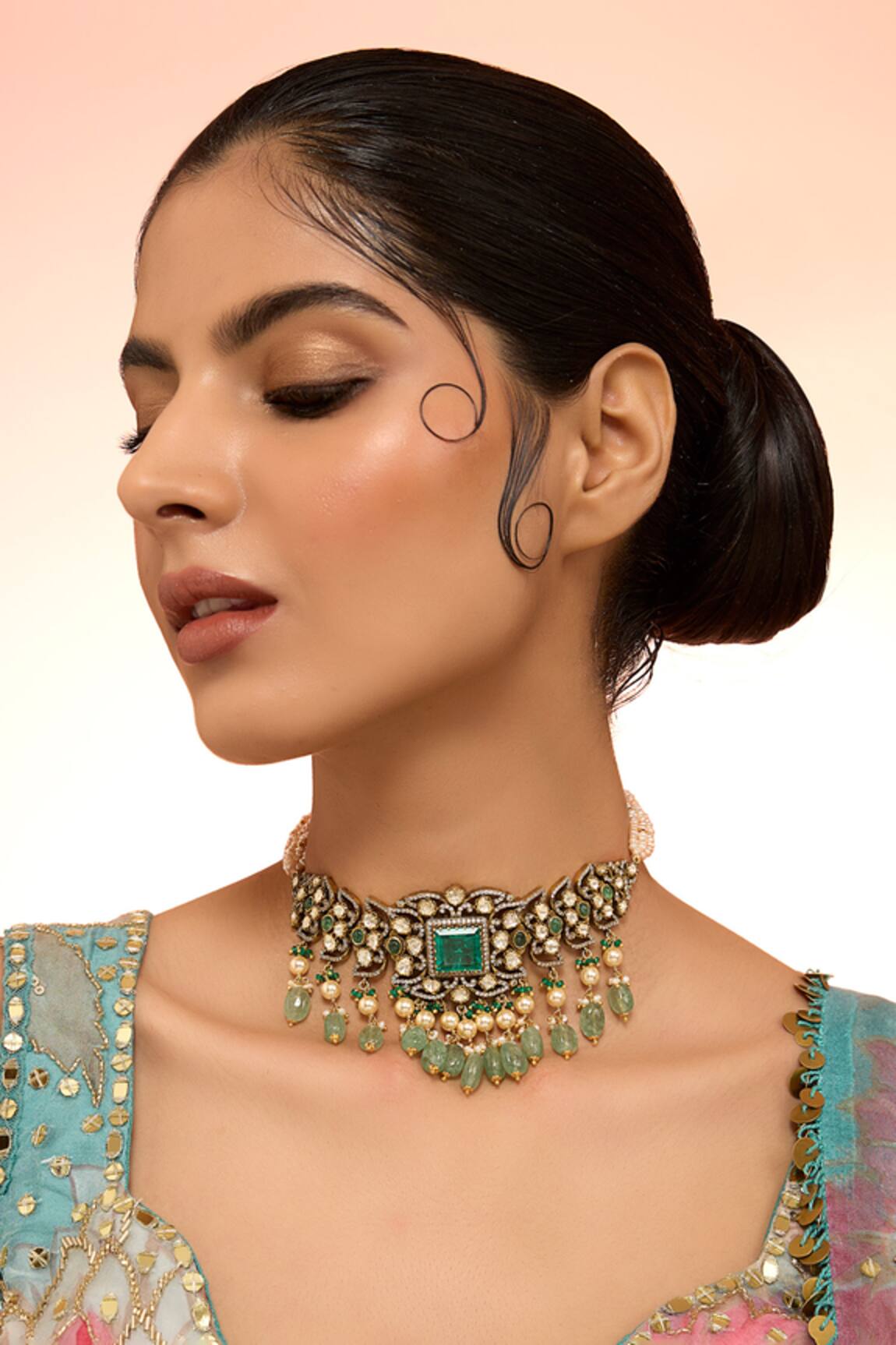 Karisa Designs Rani Victorian Choker 