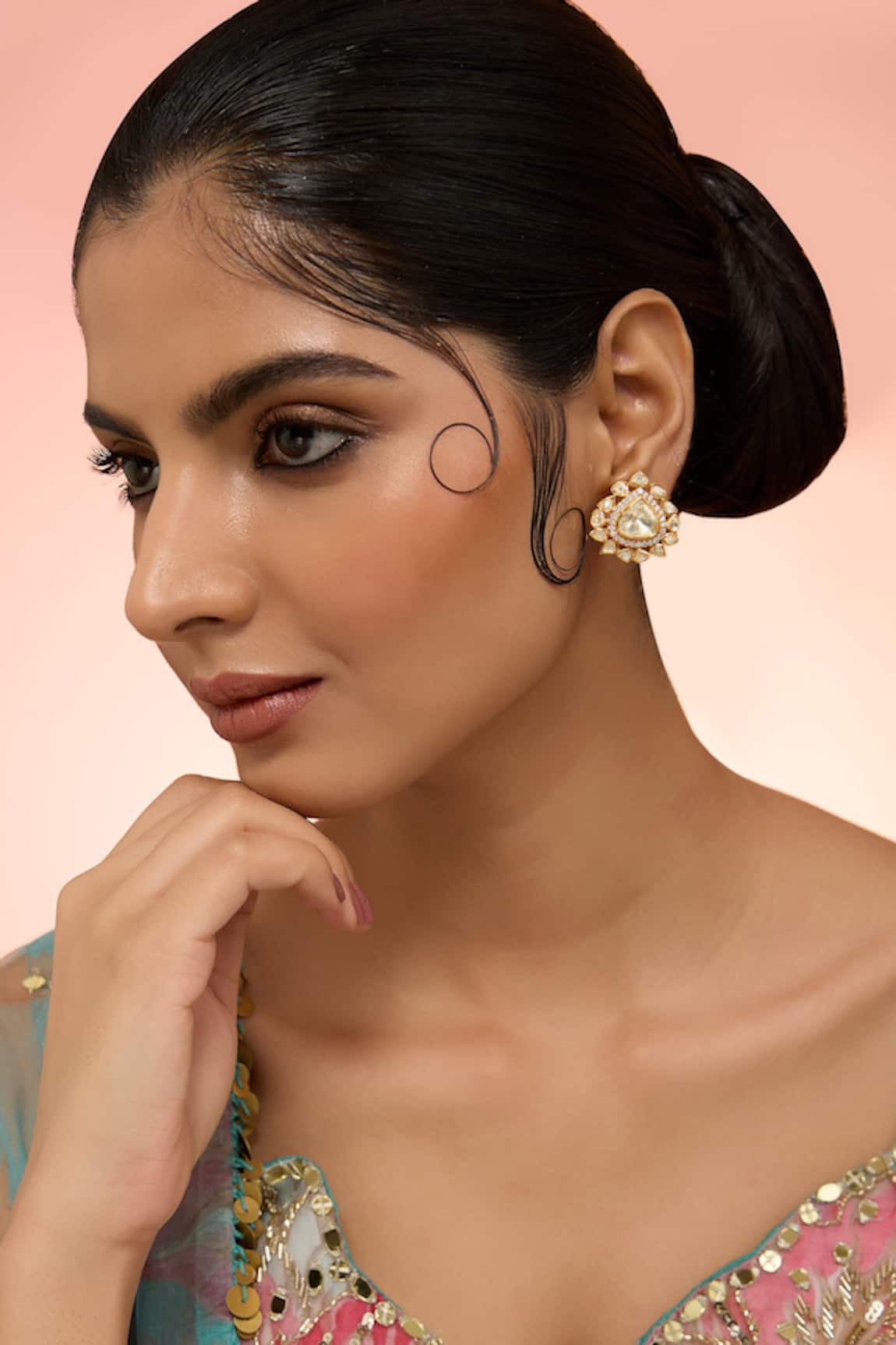 Karisa Designs Marlo Moissanite Gold Plated Tops 