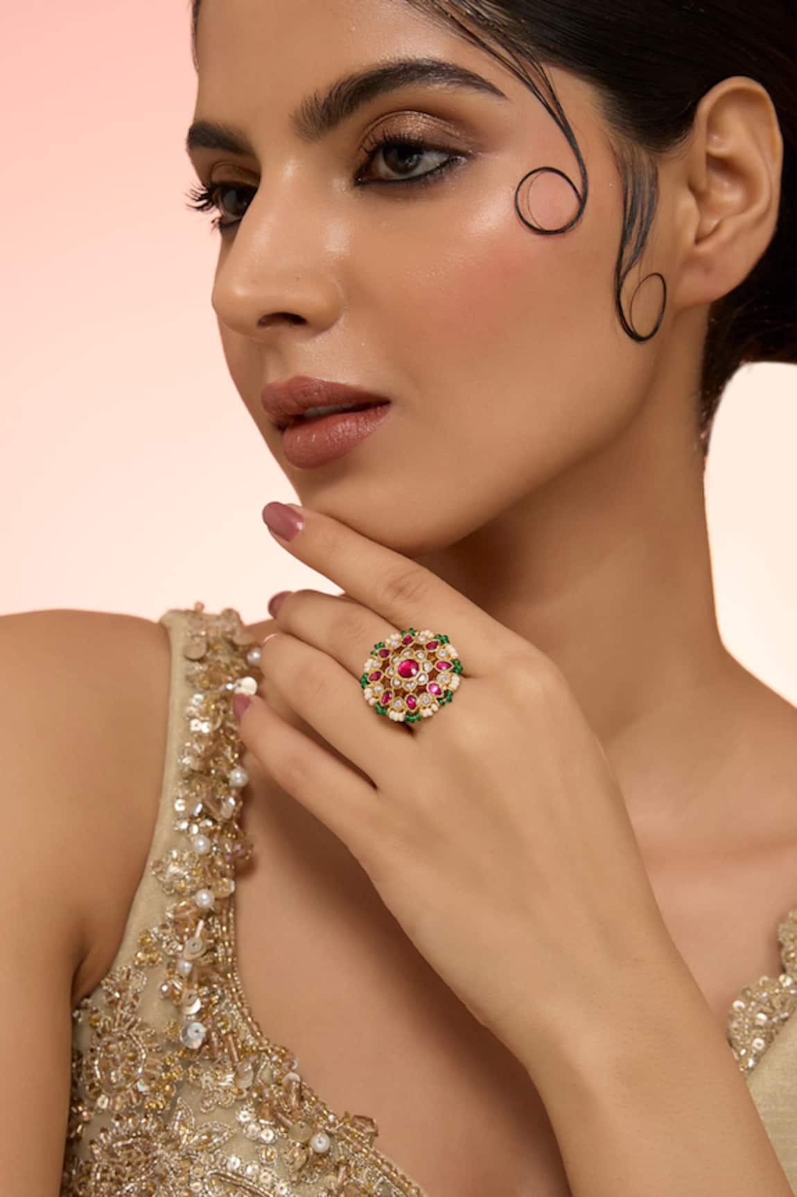 Karisa Designs Kashi Kundan Ring 
