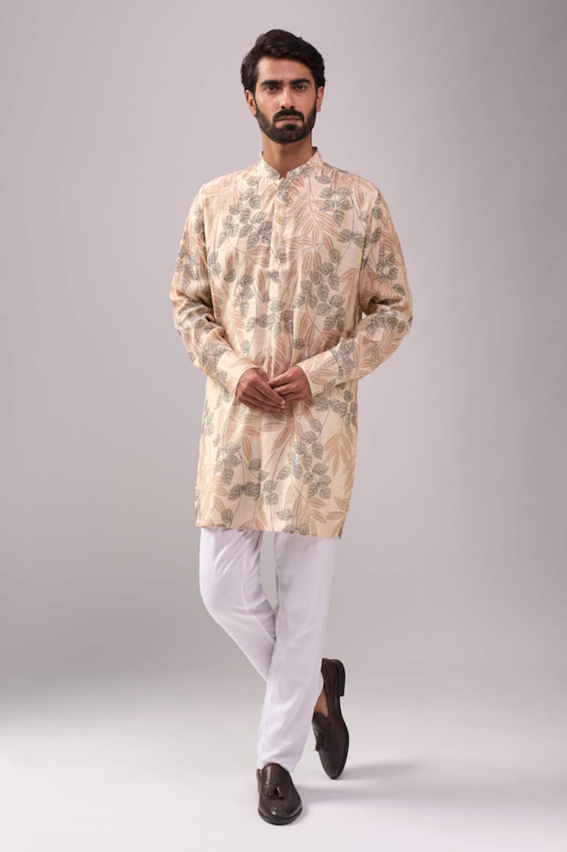 Spring Break Tropical Print Kurta Set 