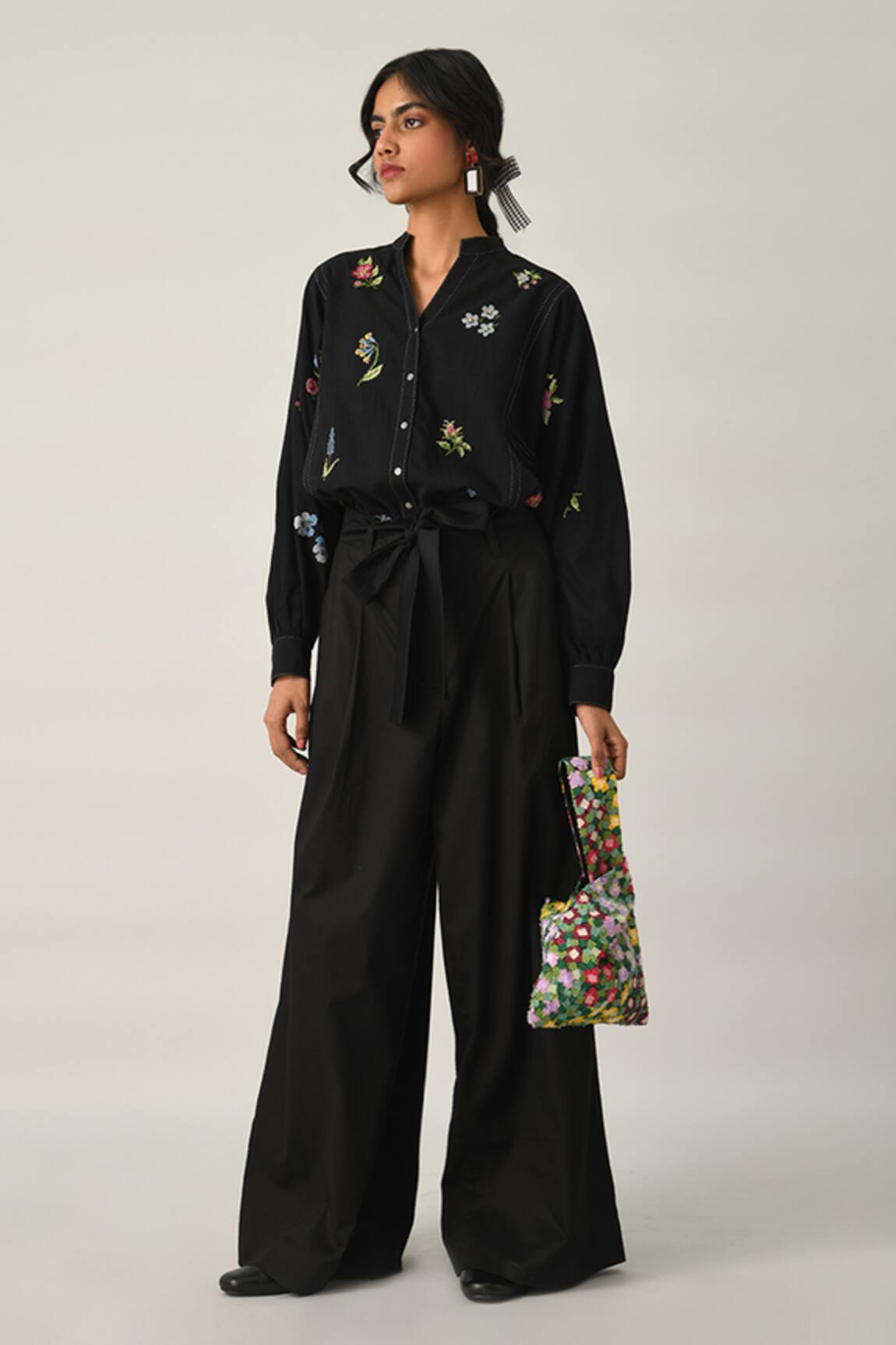 Payal Pratap Setigara Wide Leg Pants 