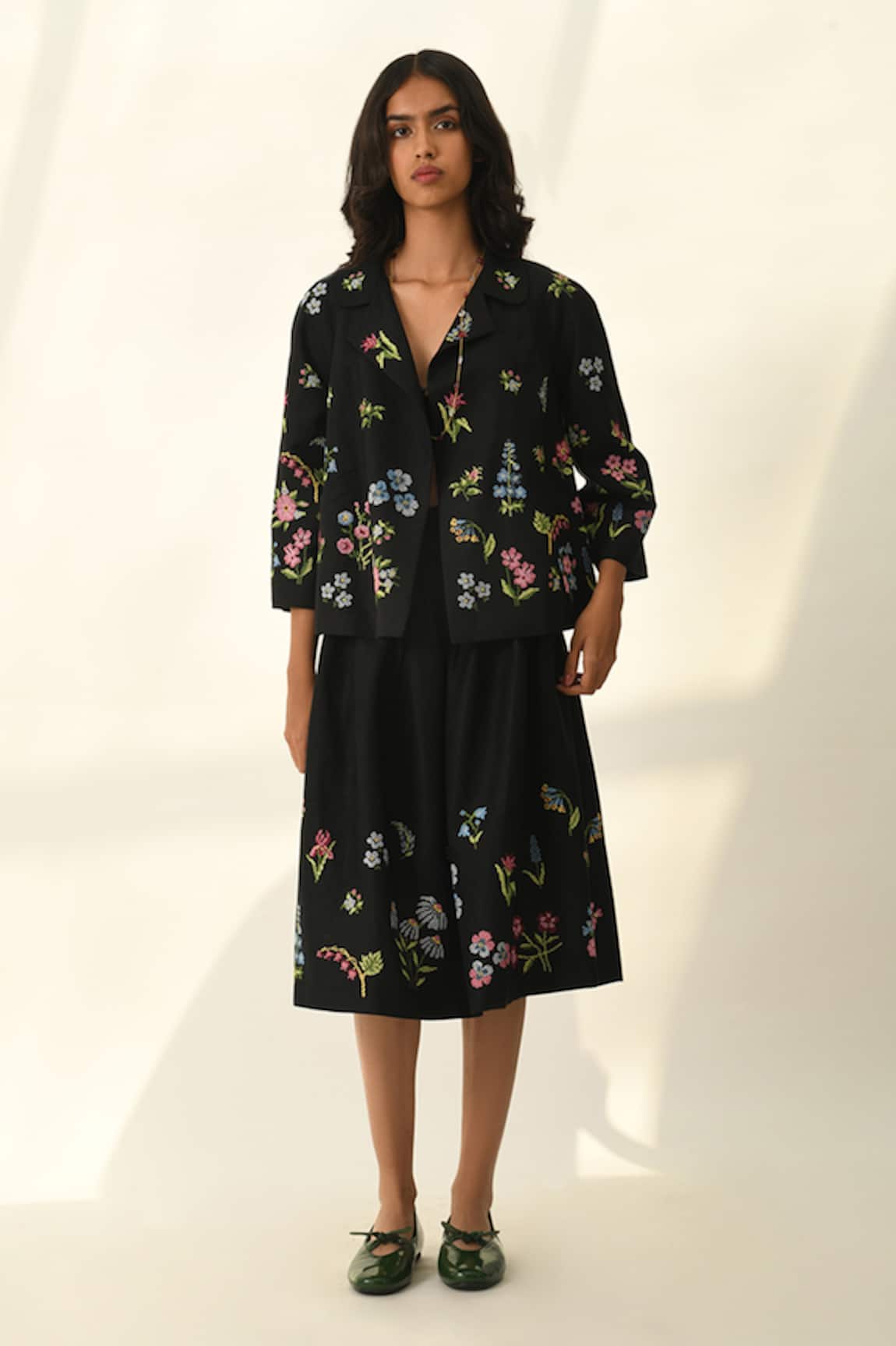 Payal Pratap Stellata Cross Stitch Jacket 