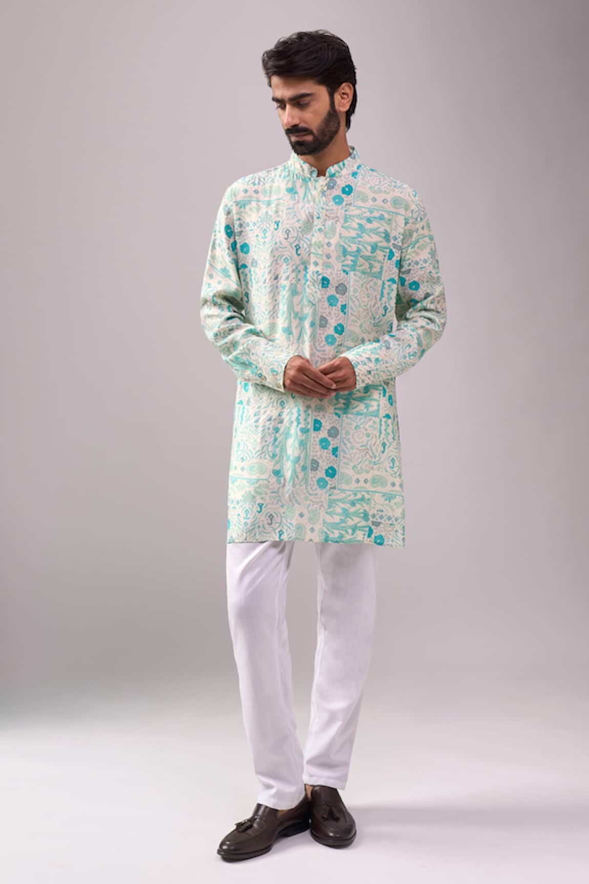 Spring Break Enchanted Print Kurta Set 