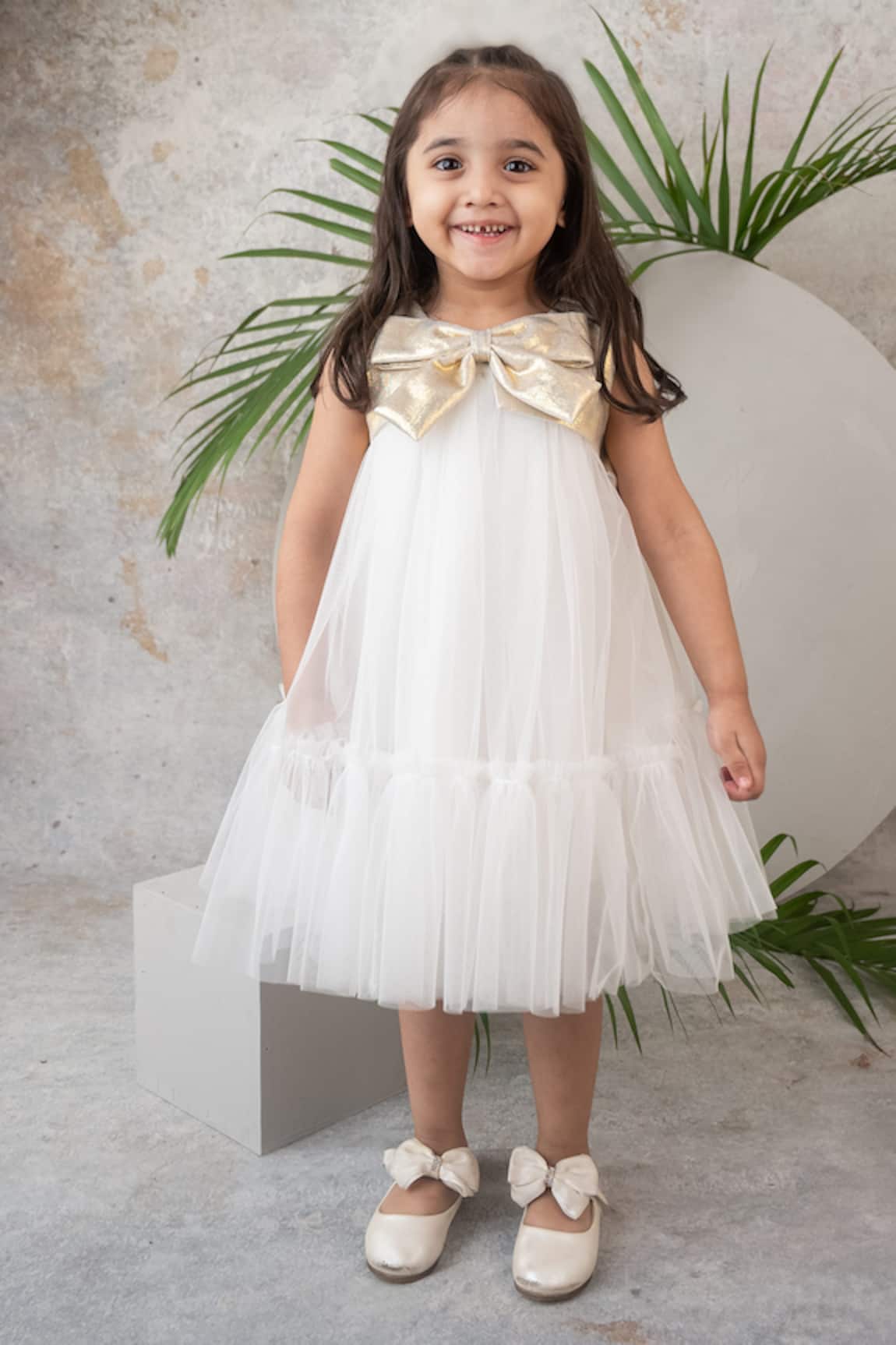 Label Neeti Layered Bow Dress