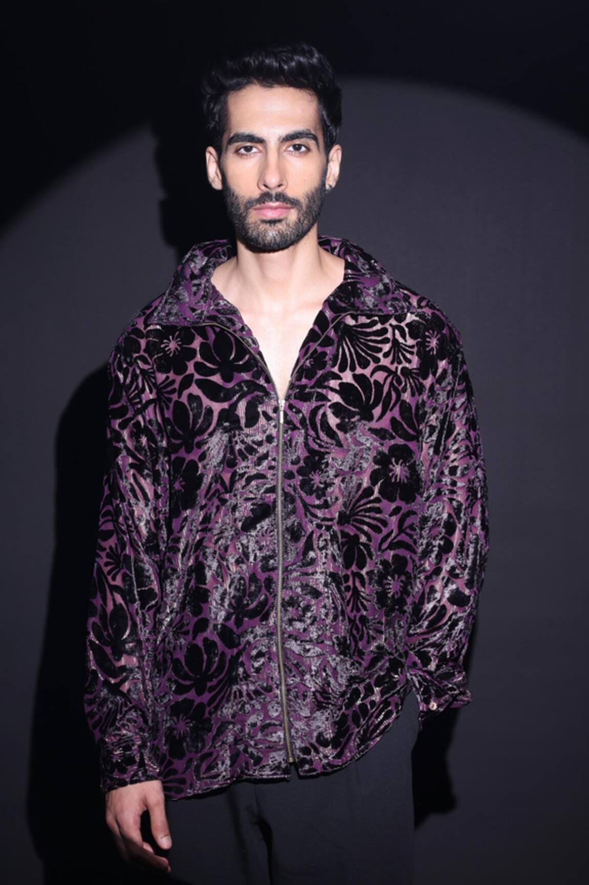 Label Muslin Purple Brasso Designer Shirt 